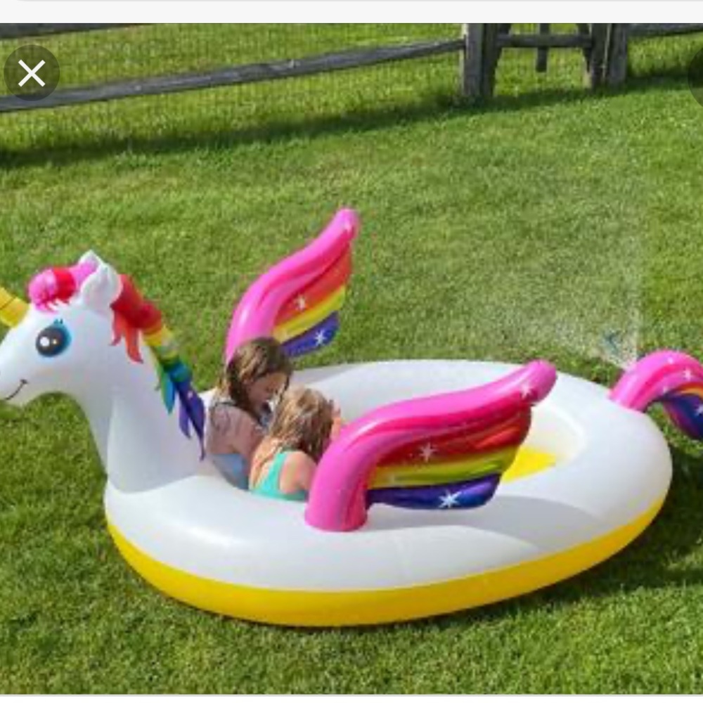 INTEX Large POOL unicorn spray pool. 🦄